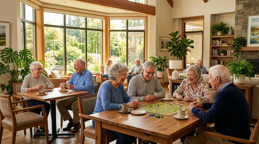 Mains de personne âgée tenant des clés de logement pour illustrer la recherche d'un logement senior