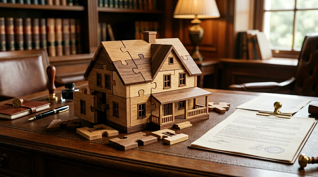 Schéma explicatif des étapes pour diviser et vendre sa maison