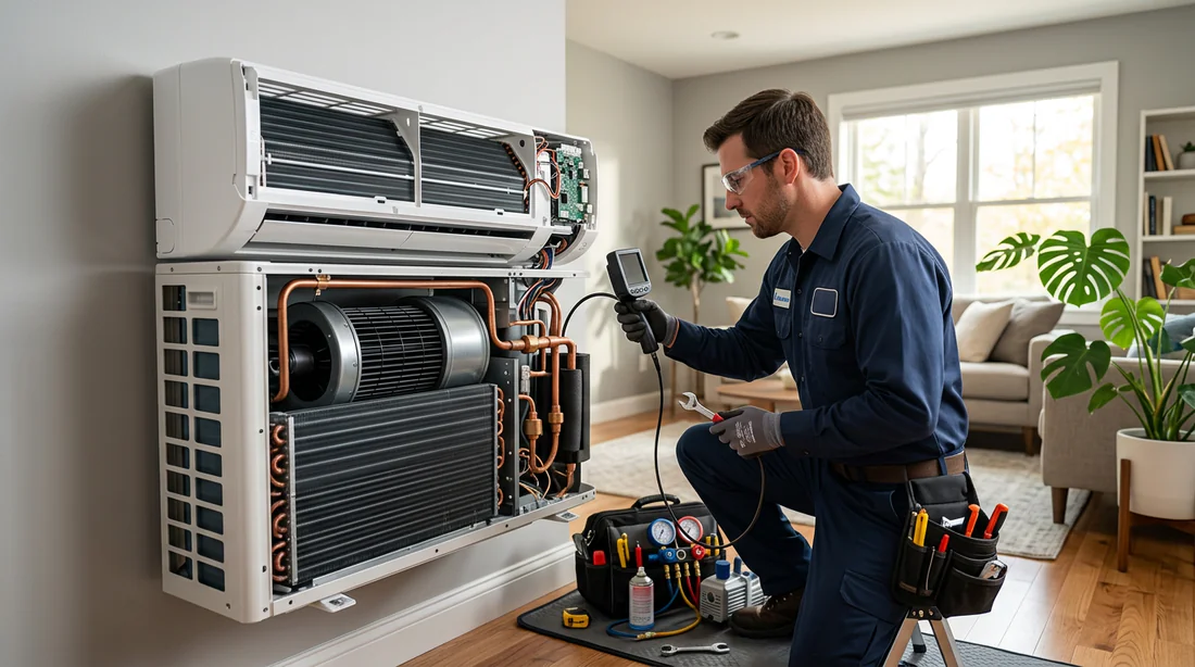 Réparation et entretien de l'unité intérieure d'une climatisation Daikin