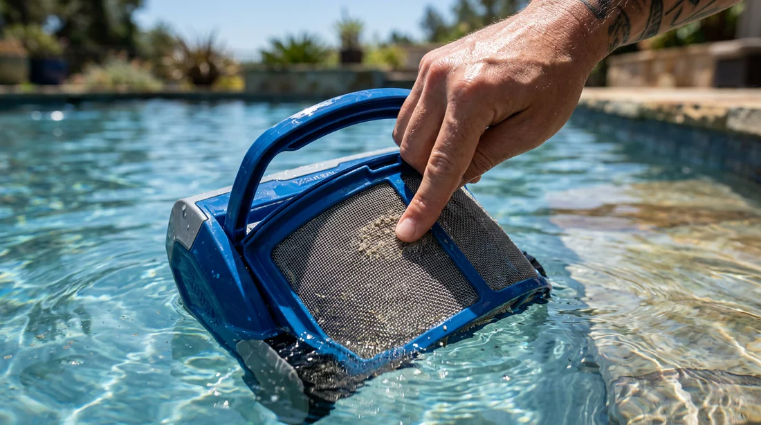 Nettoyage du filtre du robot de piscine Zodiac