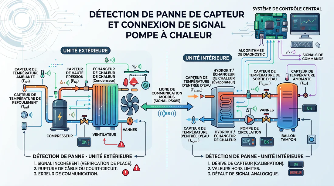 Schéma explicatif des causes du code erreur 931 Ariston