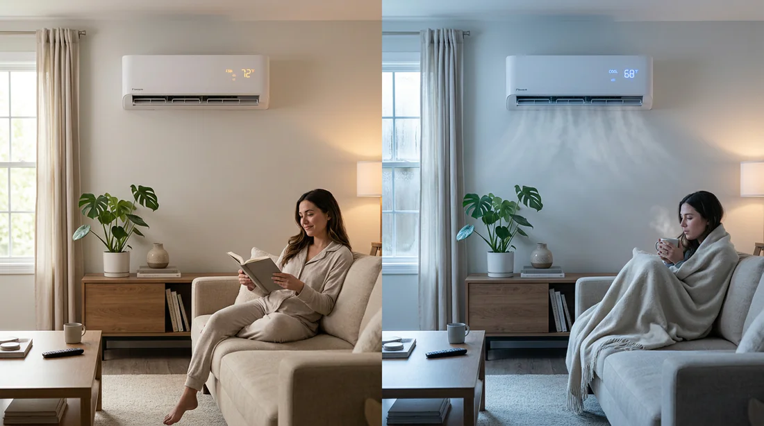 Différence entre le mode ventilation hélice et le mode climatisation