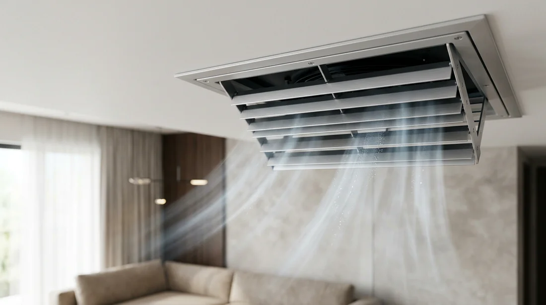 Flux d'air et technologie Inverter des climatisations modern