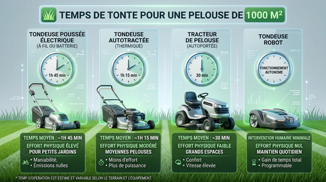Entretien et nettoyage des lames d'une tondeuse à gazon après la tonte.